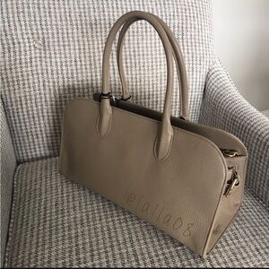 Claudia Firenze Italian Leather The Row Margaux Style Small Tote Bag